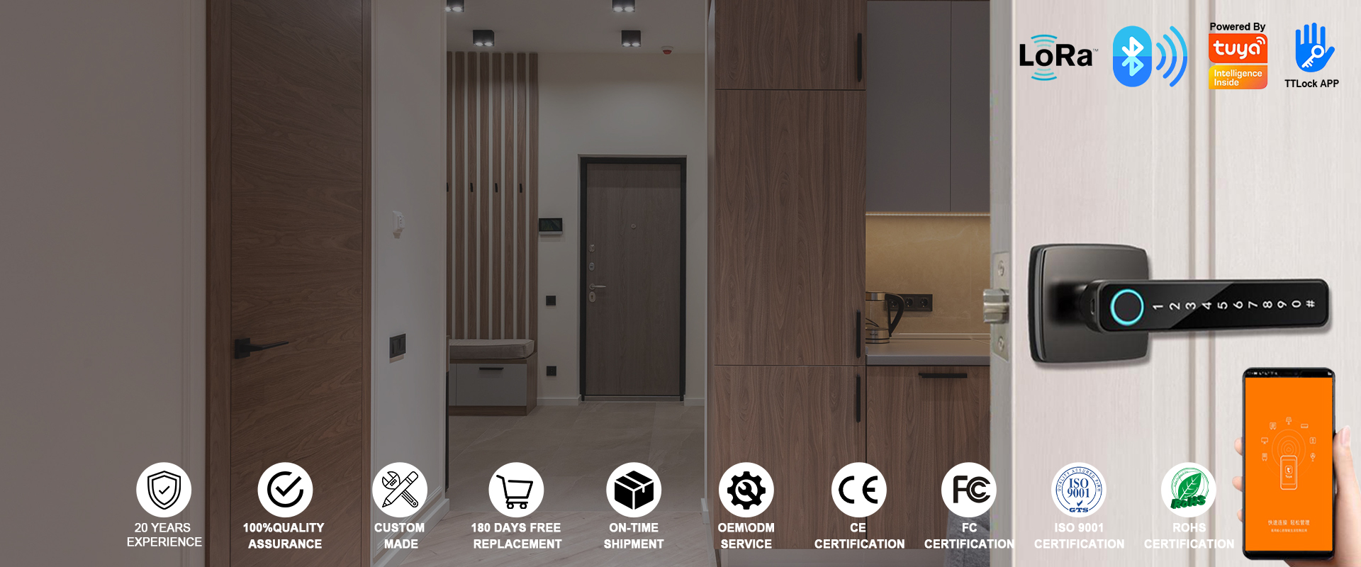 commercial smart door locks Locas de puertas inteligentes comerciales