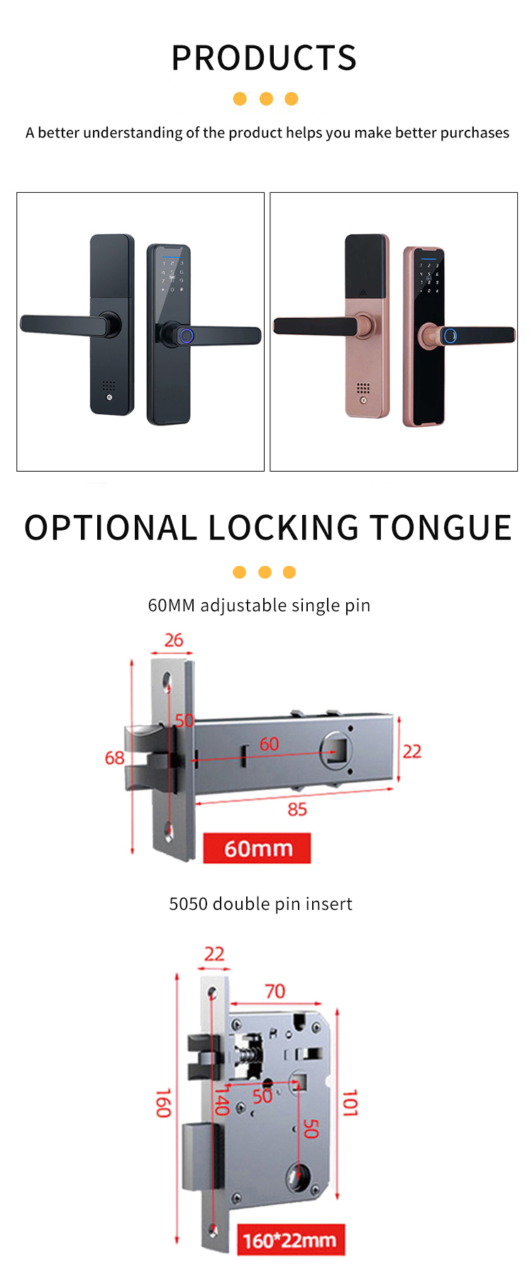 cerradura de puerta con huella dactilar