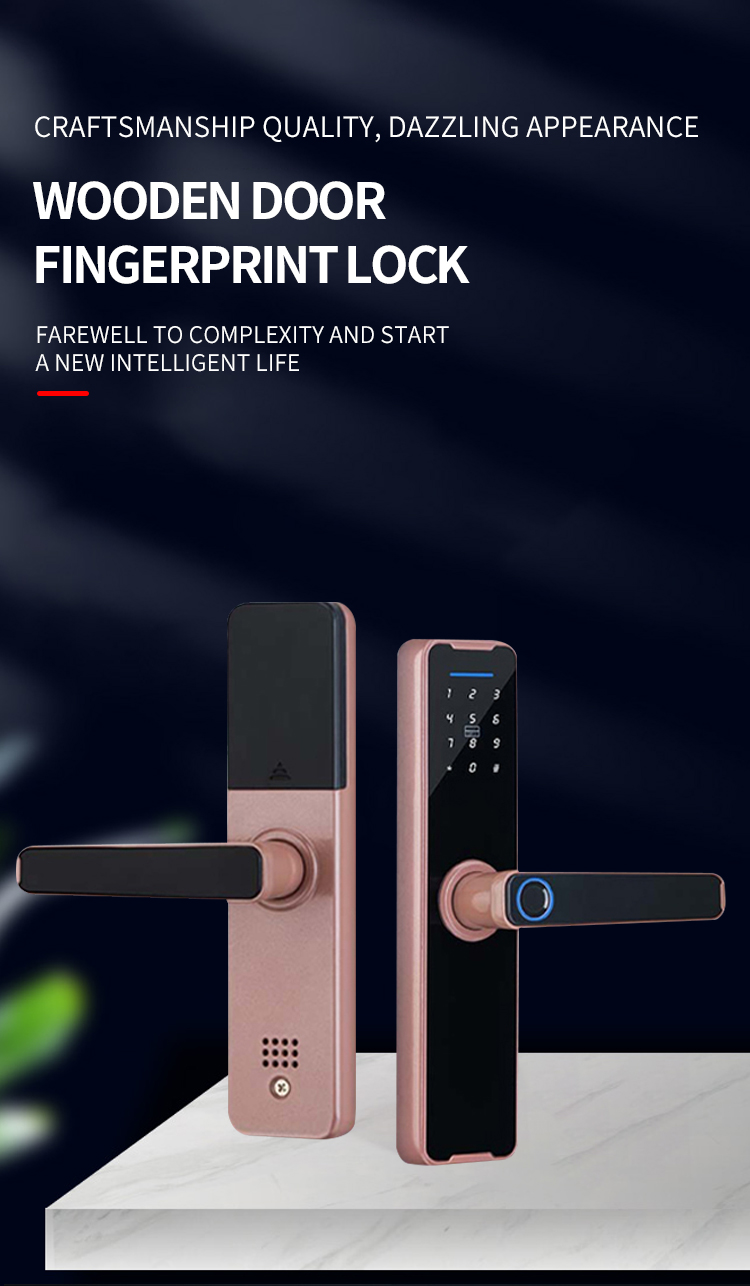cerradura de puerta con huella dactilar
