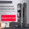 Cerradura de reconocimiento facial 3D, cerradura de puerta inteligente, cerradura de puerta digital ADM-Z008