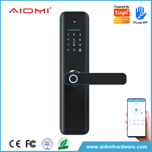 Cerradura de puerta inteligente cerradura de puerta digital cerradura de puerta delantera inteligente con huella digital cerradura de puerta de acero inoxidable ADM-J004Pro