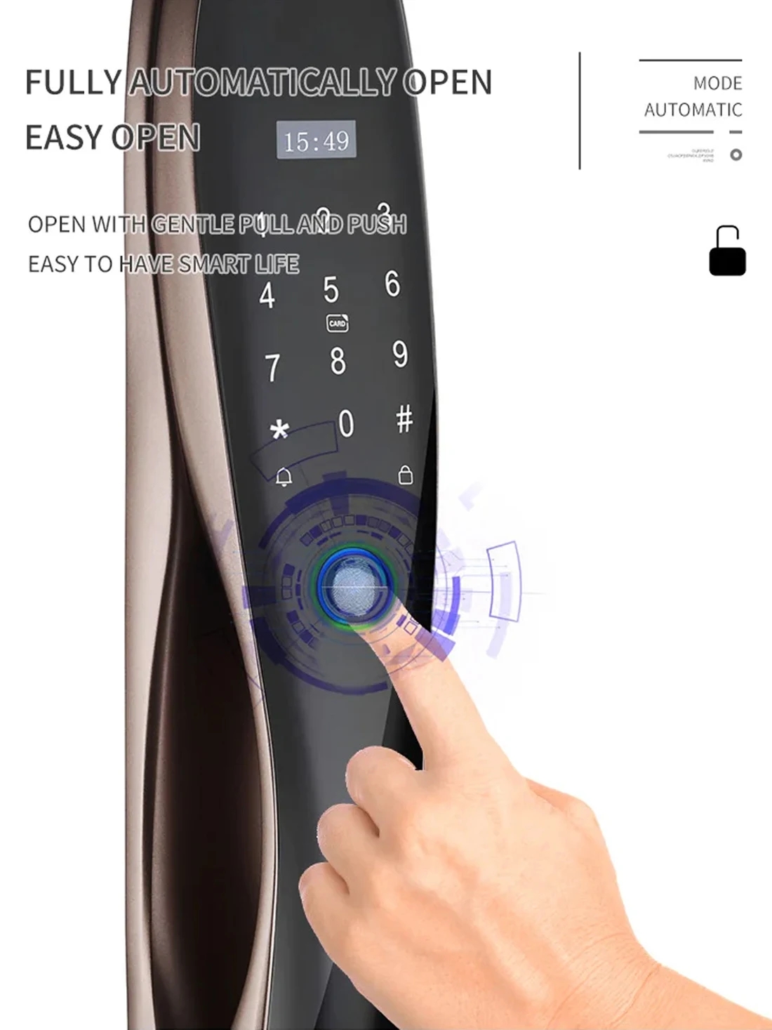 Cerradura inteligente sin llave