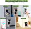 Aidmi seguridad Digital cerrojo Tuya APP contraseña sin llave huella dactilar tarjeta inteligente combinación de llave cerradura de puerta para el hogar