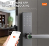 disponible en los principales lugares públicos Cerraduras de puertas inteligentes cerradura de combinación con cerradura de huellas dactilares
