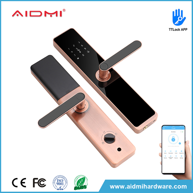 Cerradura de puerta delantera inteligente con huella digital Cerradura de puerta digital ADM-Z005