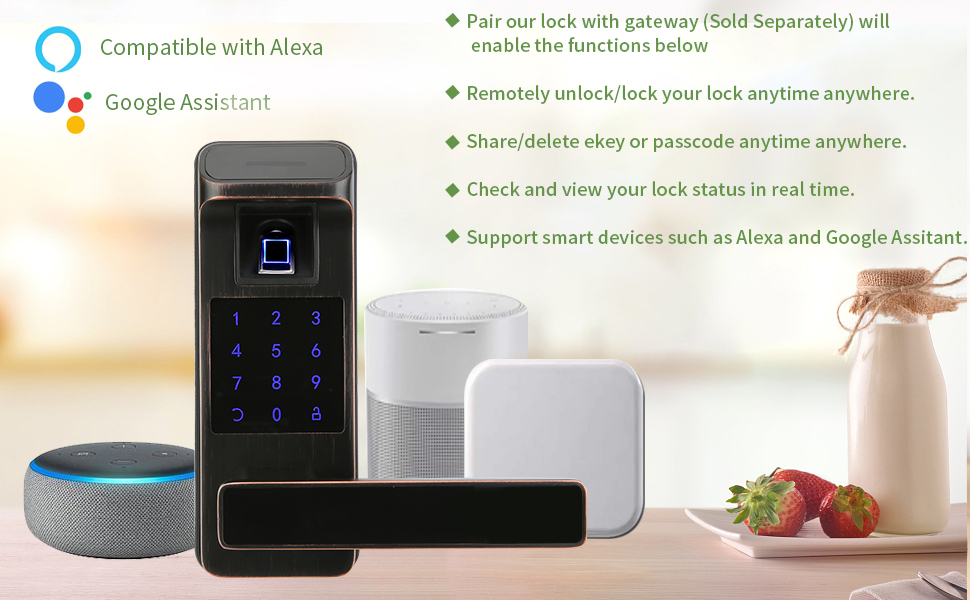 Cerradura de puerta de la aplicación TTlock