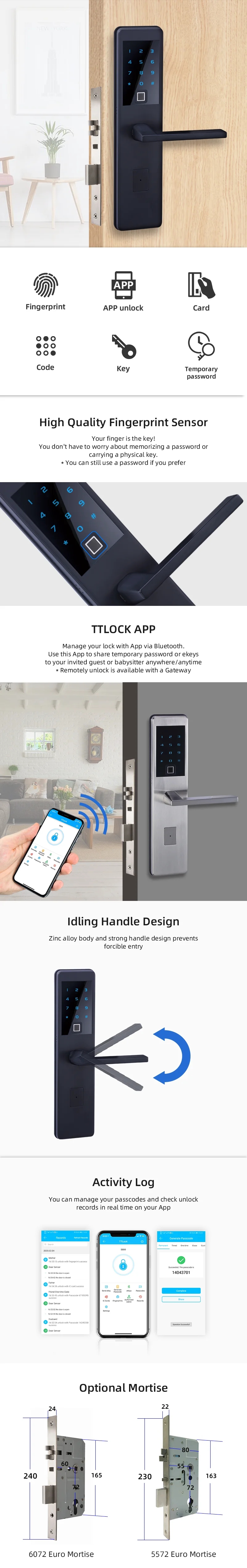 cerradura de puerta inteligente