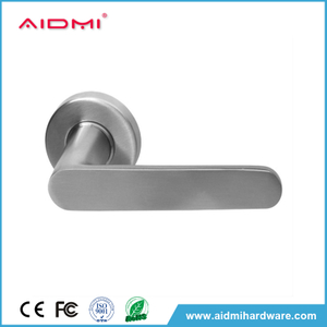 Manija de puerta de madera de acero inoxidable de estilo europeo personalizada