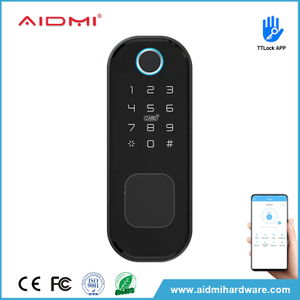 Cerradura de puerta inteligente, cerradura de puerta digital, cerradura de puerta con código, cerradura de puerta delantera inteligente con huella dactilar, ADM-J002