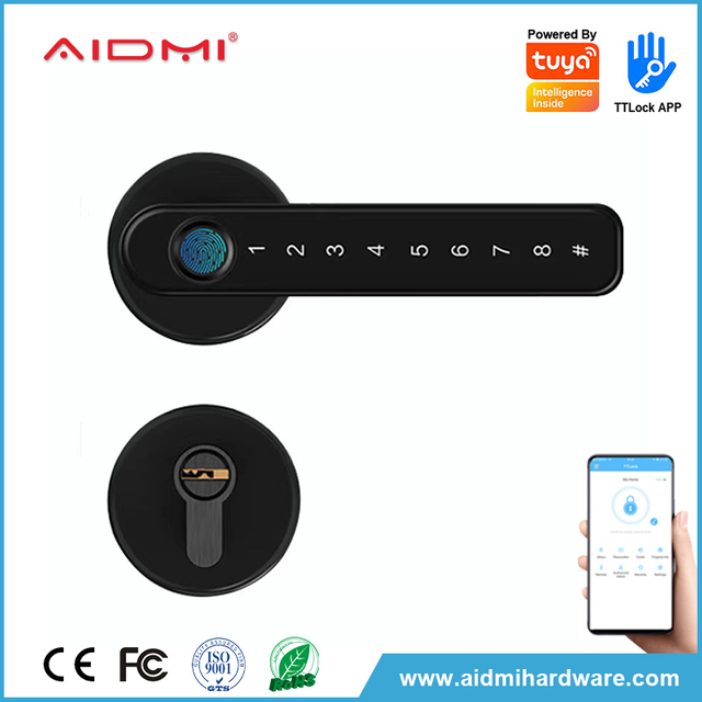 Cerradura de puerta inteligente Contraseña de huella digital Desbloqueo de la aplicación ADM-W001