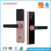 Cerradura de puerta inteligente TTLOCK de alta seguridad con huella digital BLE APP Cerradura inteligente digital para Airbnb y cerradura de puerta de apartamento con manija Cerradura de puerta de entrada sin llave con manija