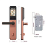 Cerradura de puerta inteligente cerradura de puerta digital cerradura de puerta digital de acero inoxidable cerradura de puerta de código ADM-J005Pro