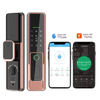 cerradura de puerta inteligente código cerradura de puerta manija de puerta soporte TTlock APP cerradura de puerta ADM-J007