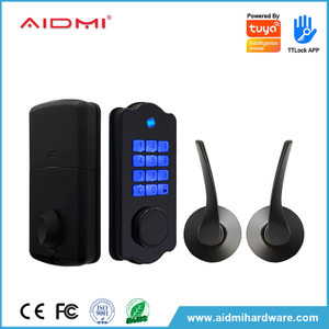 Cerradura electrónica digital de seguridad para el hogar TTLOCK TUYA Cerradura inteligente con huella digital Cerradura inteligente sin llave