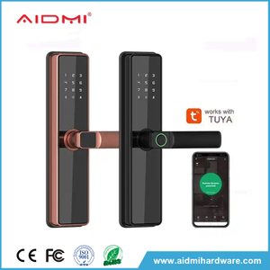cerradura de puerta inteligente cerradura de puerta de acero inoxidable manija de puerta manija de puerta de aluminio ADM-J006Pro