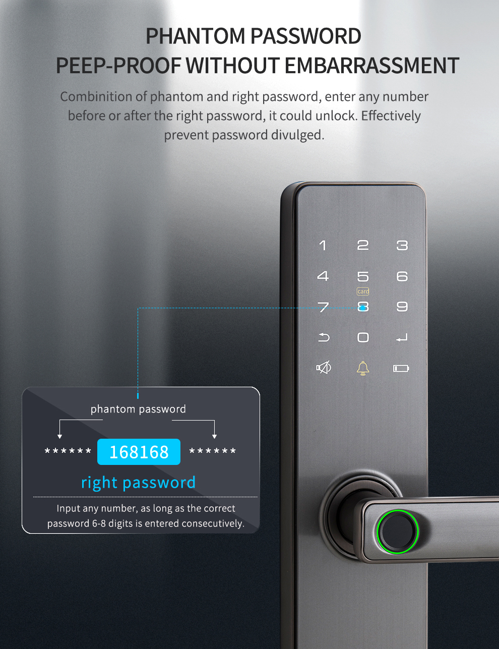 Cerradura de puerta con código