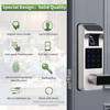 Aidmi seguridad Digital cerrojo Tuya APP contraseña sin llave huella dactilar tarjeta inteligente combinación de llave cerradura de puerta para el hogar