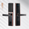 Cerradura de puerta inteligente con huella dactilar, cerradura de puerta delantera inteligente, manija de puerta de aluminio, ADM-Z006
