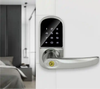 Cerradura elegante de la cerradura de puerta de entrada sin llave con el desbloqueo de las llaves de la huella dactilar del código de acceso de la manija del teclado