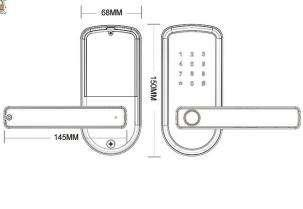 Seguridad perfecta: control de acceso mejorado con la aplicación TTlock y manijas de puerta de entrada sin llave