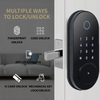 Cerradura de puerta electrónica del cerrojo de Digitaces de las cerraduras elegantes TUYA de la contraseña TTLOCK para la puerta de madera