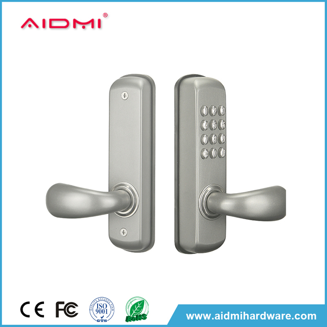 Cerradura de puerta de Villa mecánica de acero inoxidable de un solo lado personalizada Aidmi con cerradura de puerta de combinación de botón de código PIN mecánico