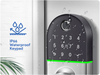 Aidmi-cerradura de puerta eléctrica con huella dactilar, nuevo diseño, aplicación Tuya, puerta corrediza de madera, cerradura inteligente para aplicación Tuya Wifi