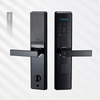 Cerradura de puerta inteligente con huella dactilar, cerradura de puerta delantera inteligente, manija de puerta de aluminio, ADM-Z006