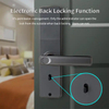 disponible en los principales lugares públicos Cerraduras de puertas inteligentes cerradura de combinación con cerradura de huellas dactilares
