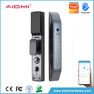 ADM-ZS No.5 Cerraduras de puerta de seguridad Cerradura de puerta inteligente a prueba de agua Cerradura de puerta inteligente Cerradura de puerta de entrada sin llave con manija