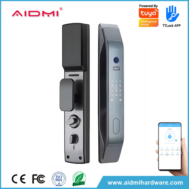 ADM-ZS No.5 Cerraduras de puerta de seguridad Cerradura de puerta inteligente a prueba de agua Cerradura de puerta inteligente Cerradura de puerta de entrada sin llave con manija