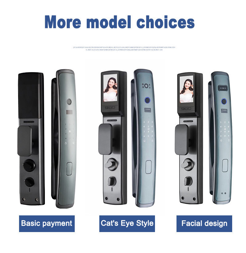 cerradura de puerta inteligente con c&aacute;mara