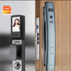 Cerradura de puerta inteligente ADM-ZS No.6 con cámara Cerraduras de puerta interiores Cerradura de puerta de entrada sin llave con manija Cerradura de puerta inteligente