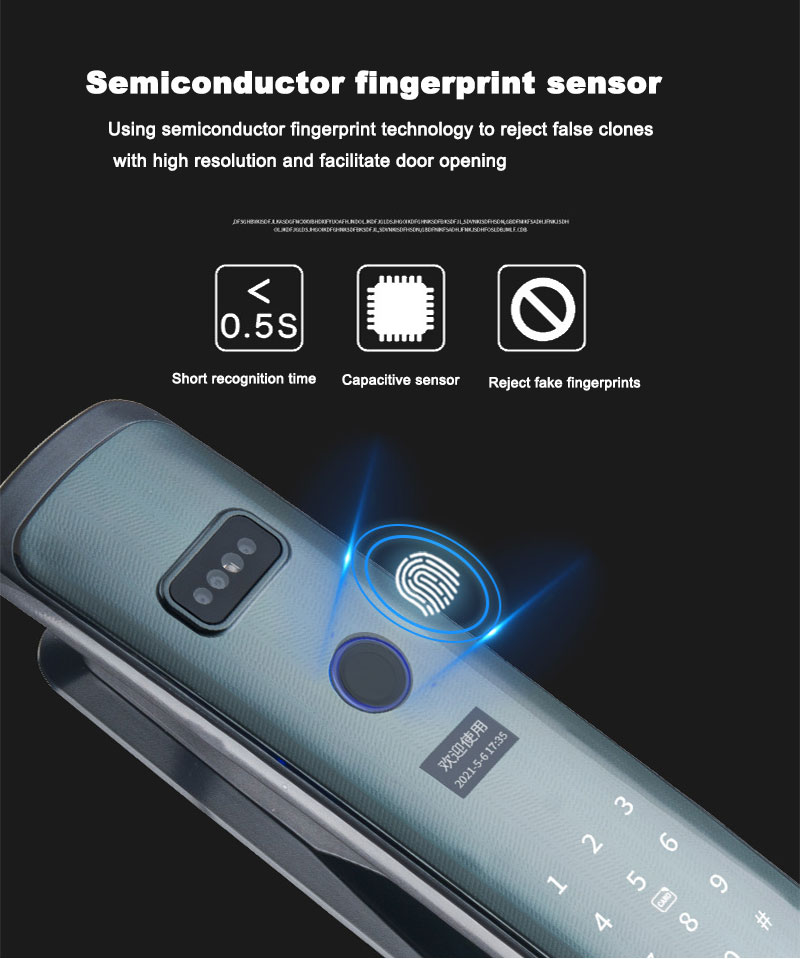 cerradura de puerta inteligente a prueba de agua