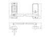 Cerradura de puerta inteligente Cerradura de puerta inteligente impermeable Smaart Cerradura de puerta inteligente sin llave con cámara