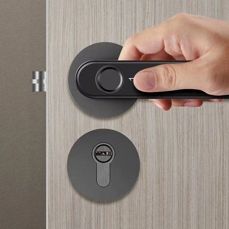 cerradura de puerta inteligente con huella digital