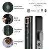  ADM-RL001 Cámara de reconocimiento facial Cerraduras inteligentes Caja fuerte para exteriores Cerradura electrónica impermeable Aplicación de huella digital Wifi Desbloqueo remoto Cerradura de puerta digital